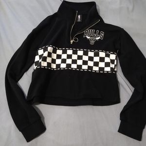 NBA Chicago Bulls Sweatshirt Checkered
